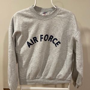 Air Force Grey Crew Neck Sweatshirt